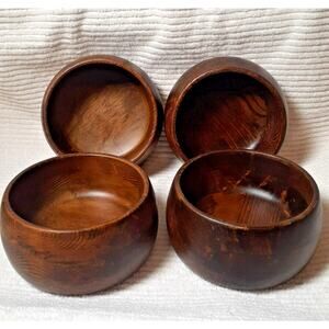 Vintage Woodcrest by Styson Salad Set 4 bowls, Serving bowl Kitchen Dishes